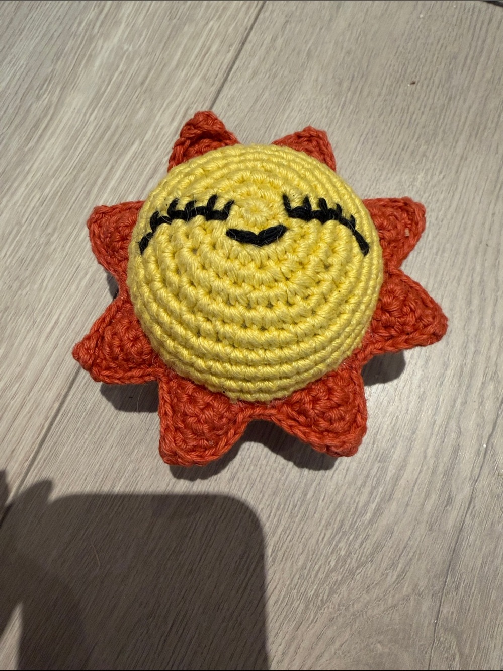 Anthropologie - Handmade Yellow & Orange Sun Plush for Dogs
